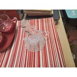 POISSON VERRE SUR SOCLE