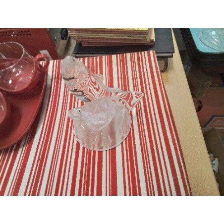 POISSON VERRE SUR SOCLE