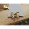 PAIRE DE BO CLIPS DORES STRASS