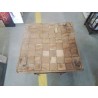 GUERIDON FF TORSADÉ CARREAUX MARQUETERIE EN L’ETAT