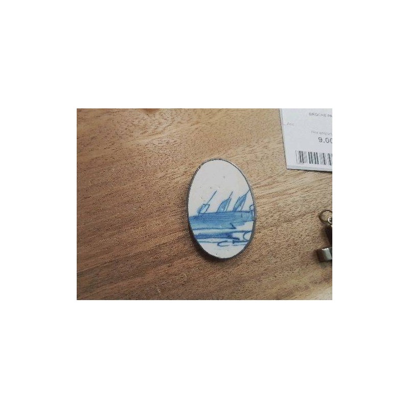 BROCHE OVALE ST DELFT