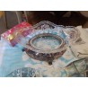 PLAT VERRE PRESSÉ ET SOCLE METAL