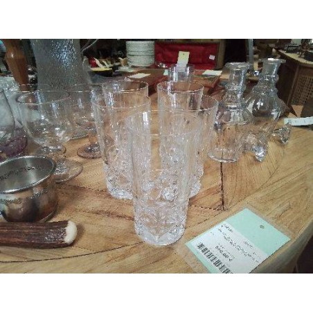 LOT 5 VERRES CRISTAL D ARQUES