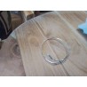 BRACELET ARGENT JONC SERPENT