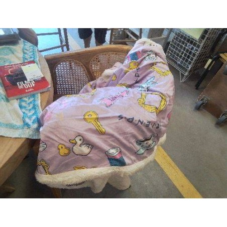 PLAID COUVERTURE FRIENDS PARME DOS MOUMOUTE