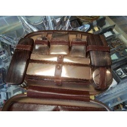 TROUSSE TOILETTE MARRON VINTAGE