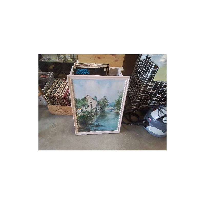 AQUARELLE MAISON RIVIÈRE 