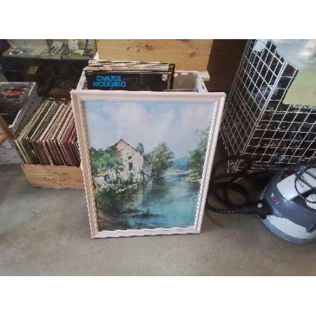 AQUARELLE MAISON RIVIÈRE 