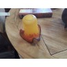 TULIPE PATE DE VERRE VIANNE JAUNE ORANGÉ