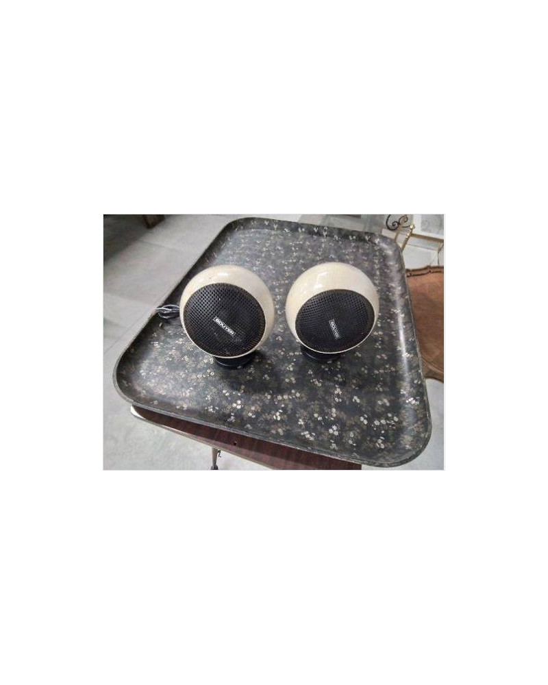 PAIRE ENCEINTES SPHERIQUES BOUYER