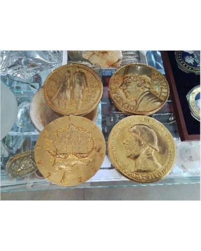 MEDAILLE BRONZE DORE 