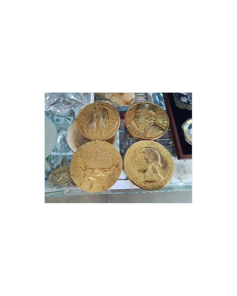 MEDAILLE BRONZE DORE 