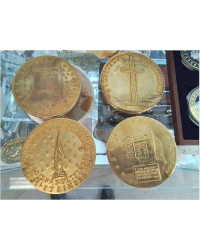 MEDAILLE BRONZE DORE 