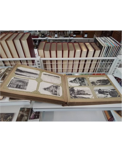 ALBUM CARTES POSTALES ANCIENNES COMPLET