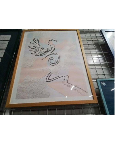 AFFICHE MODERNE T.PEREZ ENCADREE