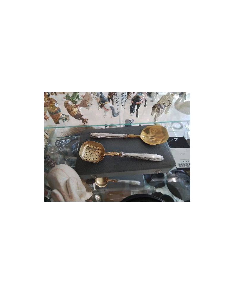 DUO COUVERTS ARGENT VERMEIL