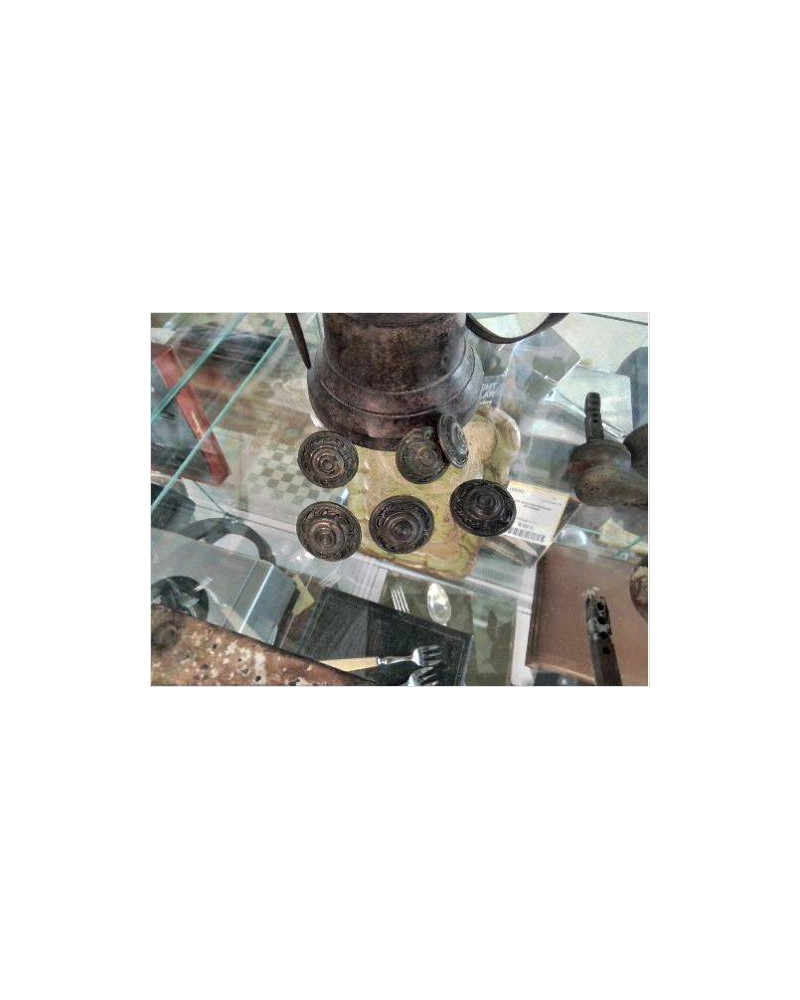 LOT BOUTONS MEUBLE BRONZE