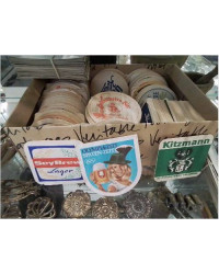LOT SOUS VERRES VINTAGE