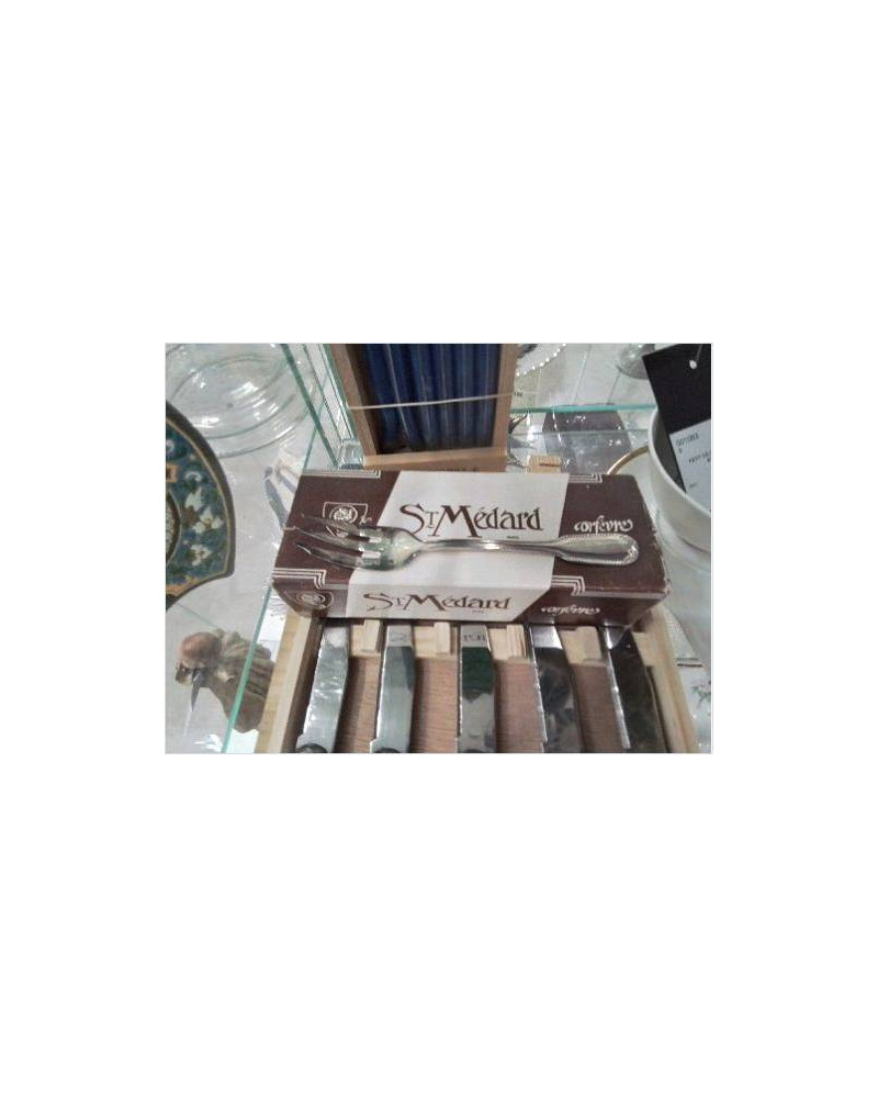 LOT 12 FOURCHETTES À GATEAU SAINT MEDARD