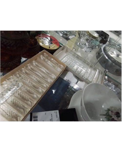 LOT 11 PORTE COUTEAUX CRISTAL 