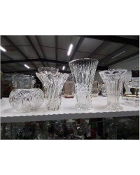 VASE VERRE SCULPTÉ