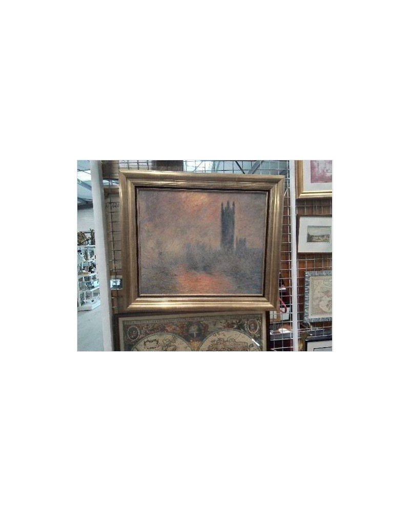 REPRO  ARETOILE CADRE DORÉ MONET