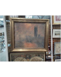 REPRO  ARETOILE CADRE DORÉ MONET