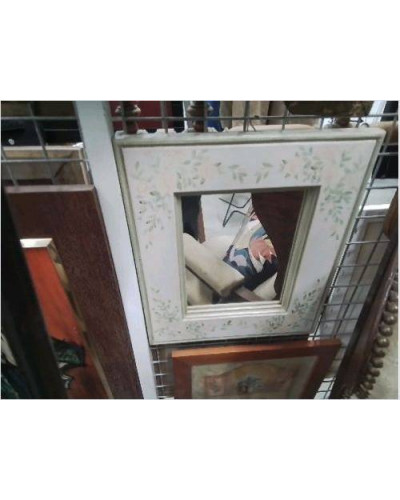 MIROIR FLERI VERT BLANC 