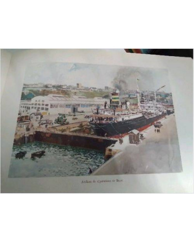 LIVRE ANC NUMEROTE CHANTIERS DE LA LOIRE CARENES ILLUSTRATIONS A.BRENET