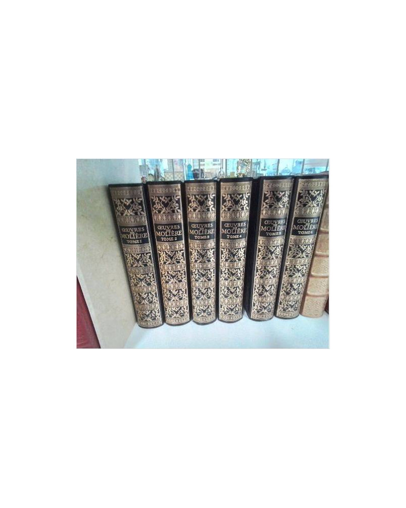 LIVRES OEUVRES DE MOLIERE 6 TOMES ED JEAN DE BONNOT 