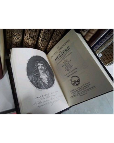 LIVRES OEUVRES DE MOLIERE 6 TOMES ED JEAN DE BONNOT 