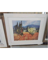 CADRE BLANC REPRO PROVENÇALE 