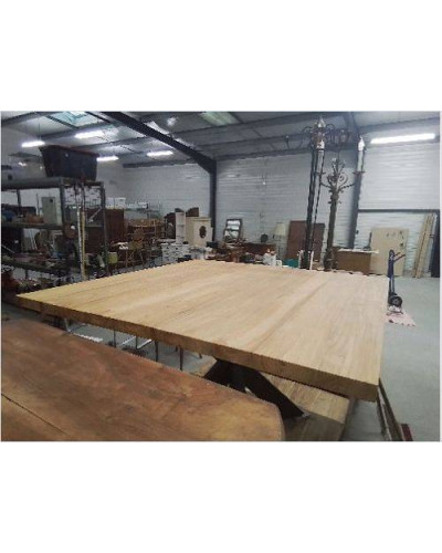 TABLE CARREE TECK 150X150X77