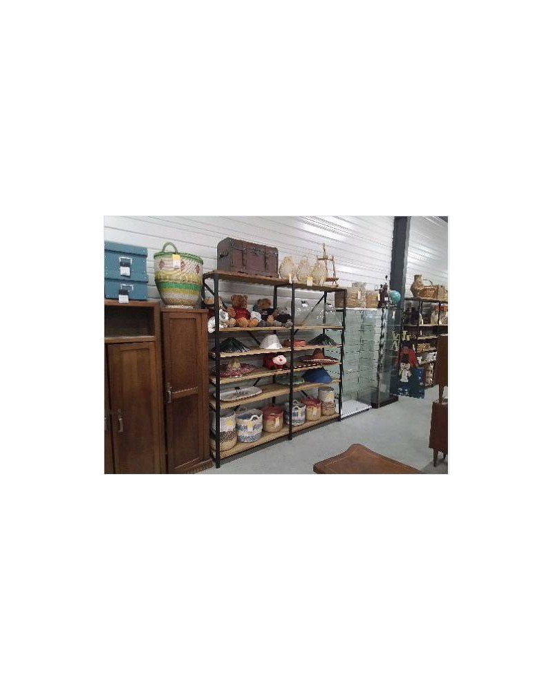 ETAGERE BIBLIOTHEQUE TECK