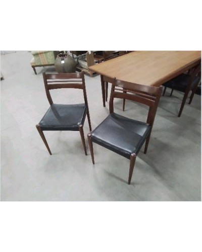 LOT 6 CHAISES TECK...