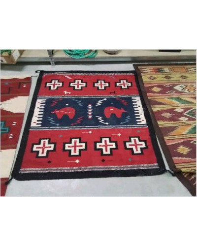 TAPIS ANTIQUE ZAPOTEC 150X155
