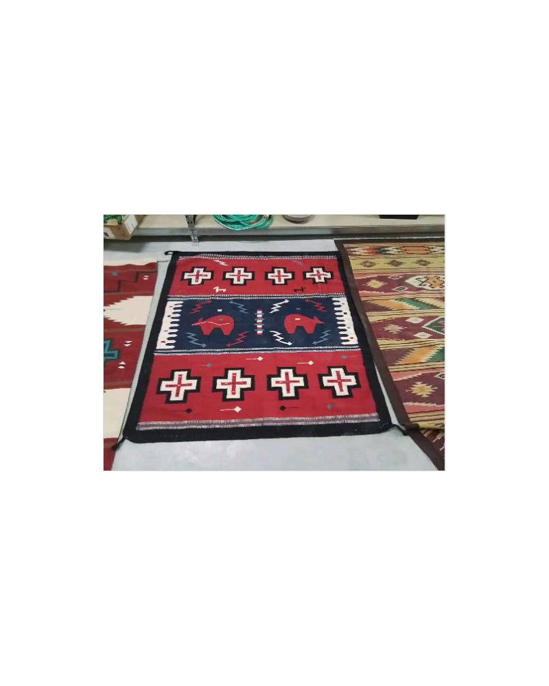 TAPIS ANTIQUE ZAPOTEC 150X155