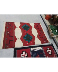 TAPIS EN LAINE DESIGN MAYA 120X186