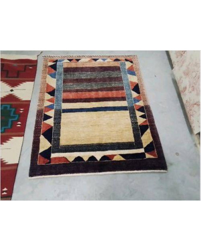TAPIS LAINE FAIT MAIN EPAIS...