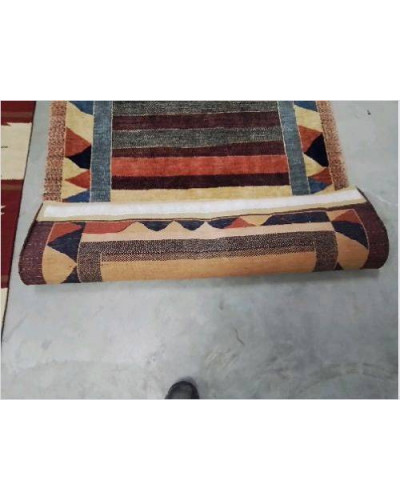 TAPIS LAINE FAIT MAIN EPAIS 138 X 112