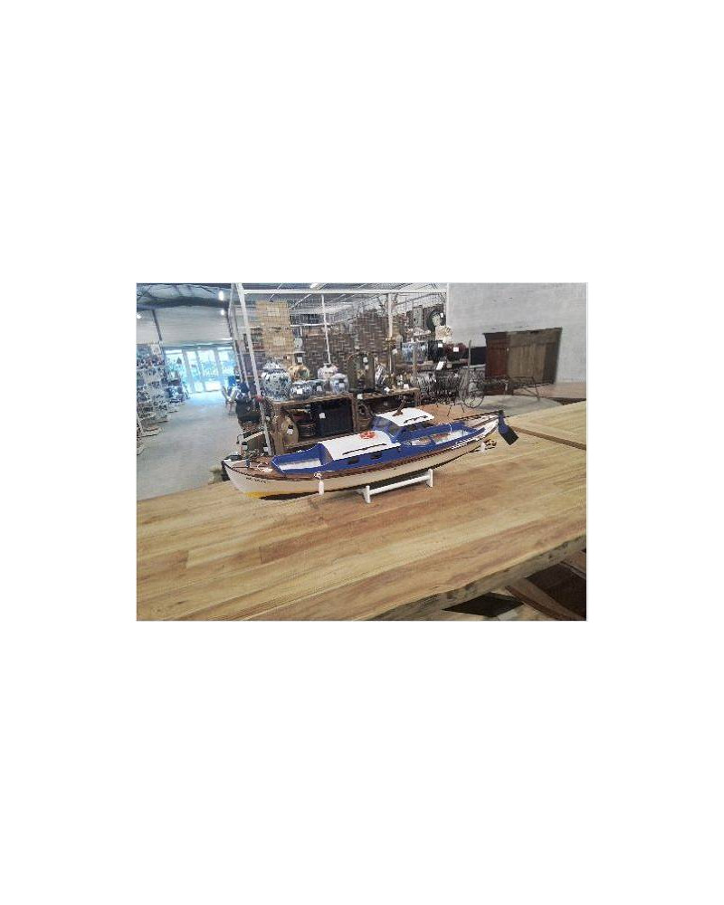 PINASSE MAQUETTE 1/10 ROOF BLC BLEU 105 CM