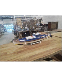 PINASSE MAQUETTE 1/10 ROOF BLC BLEU 105 CM