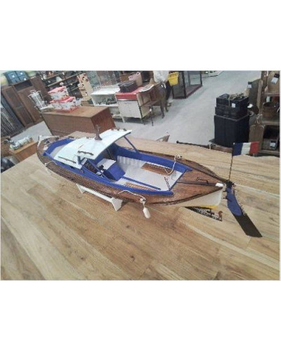 PINASSE MAQUETTE 1/10 ROOF BLC BLEU 105 CM