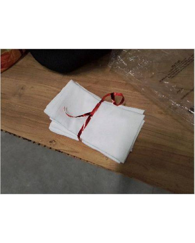LOT 6 SERVIETTES BLANCHE 
