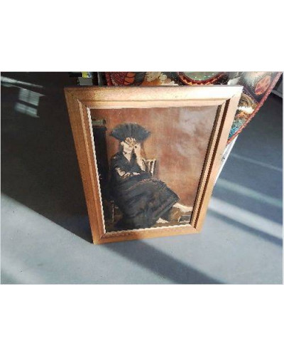 REPRO TABLEAU FEMME ÉVENTAIL 