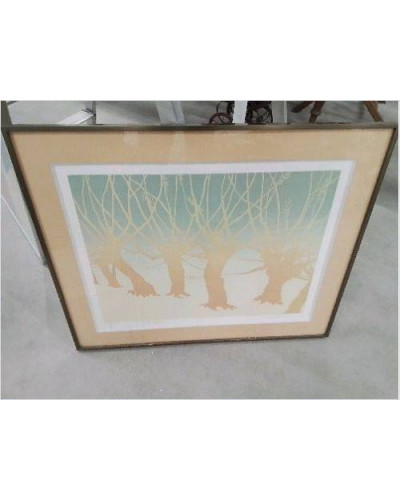 LITHOGRAPHIE SAULES ROUGES 70