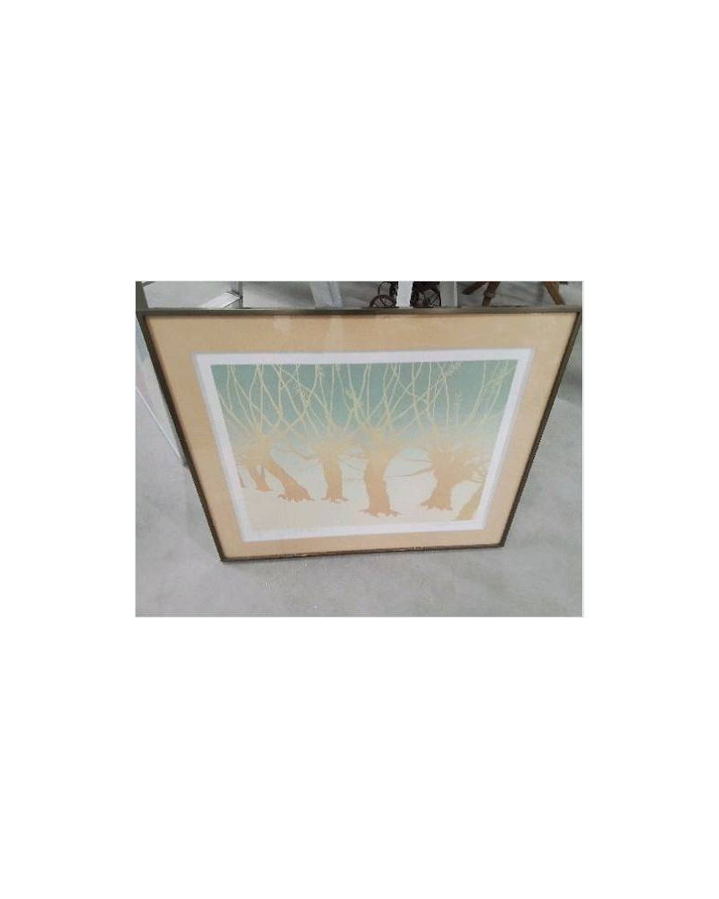 LITHOGRAPHIE SAULES ROUGES 70
