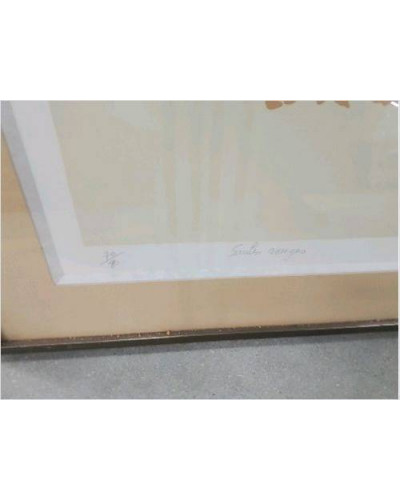 LITHOGRAPHIE SAULES ROUGES 70