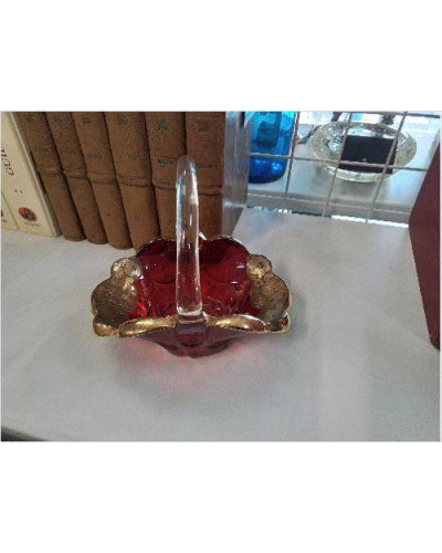 PANIER CRISTAL ROUGE