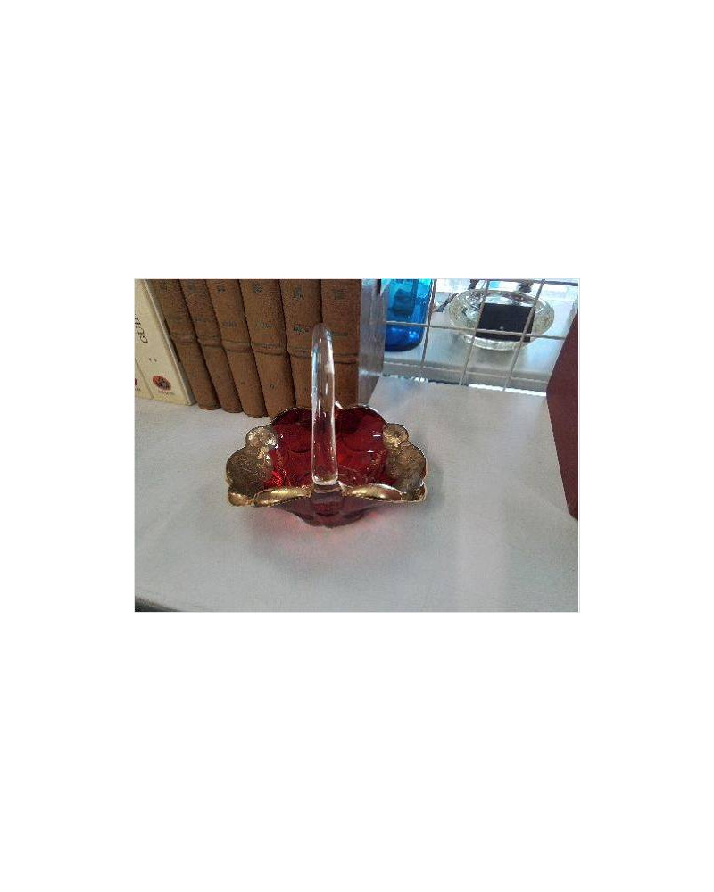 PANIER CRISTAL ROUGE